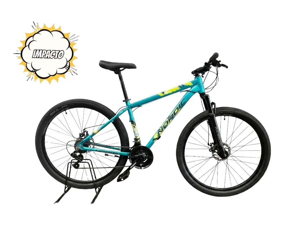Bicicleta Mountain Bike Nordic X 2.0 verde agua/amarillo
